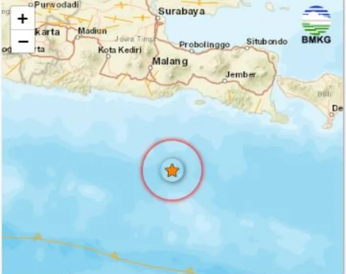 Titik Pusat Gempa Lumajang Jatim Hari Ini 6 Agustus 2022 Barusan