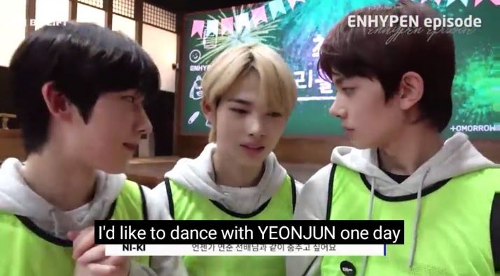 Ni-ki ENHYPEN ingin menari bersama Yeonjun TXT