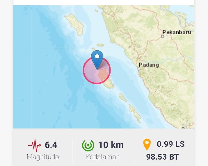 Baru Terjadi! Gempa Terkini Mentawai Sumbar Hari Ini 29 Agustus 2022 ...