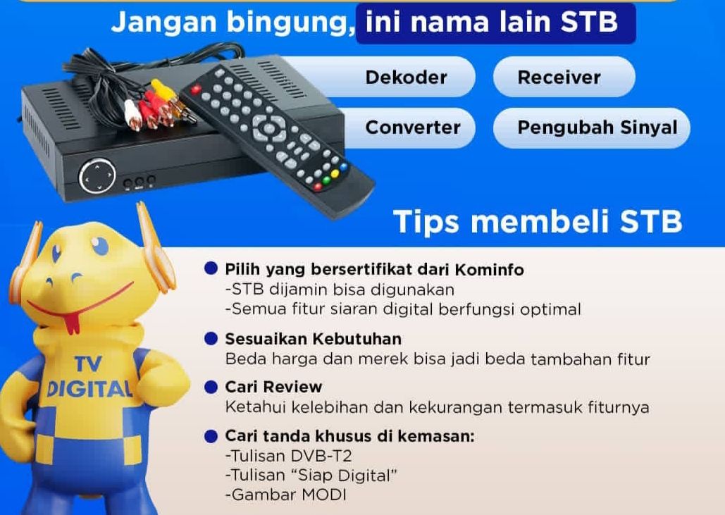 Lancar Nonton Tv Digital Begini Cara Mudah Nonton Siaran Tv Digital