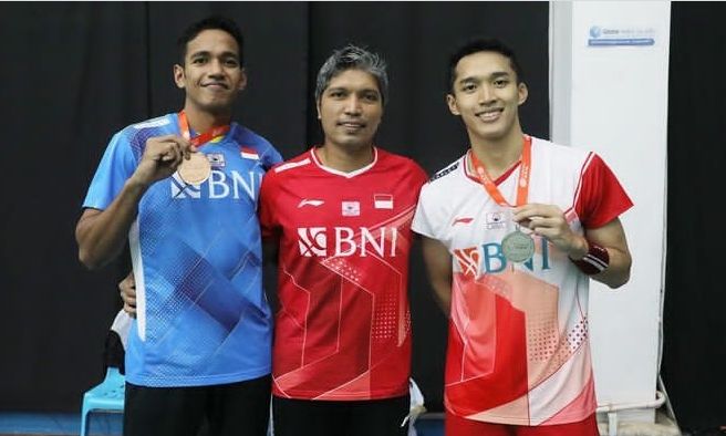 Link nonton final Indonesia Masters 2023, Jonatan Christie vs Chico Aura Dwi Wardoyo.*