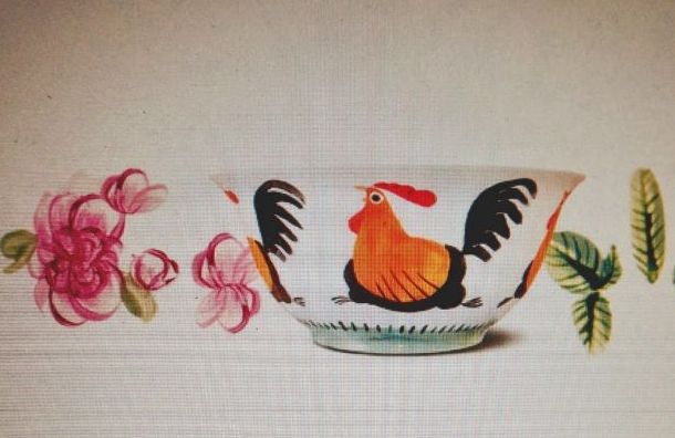 Mangkuk ikonik ayam Lampang jadi Google Doodle hari ini.