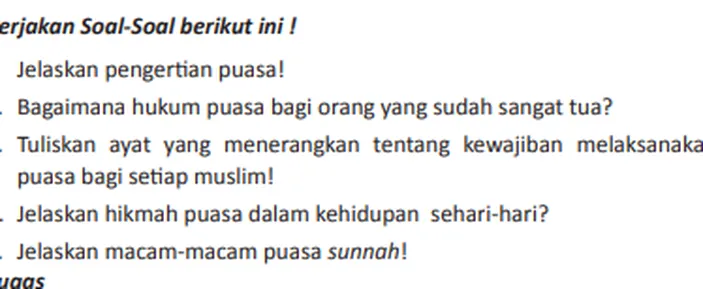 Kunci Jawaban PAI Kelas 8 Halaman 211, Uji Kompetensi Bab 11 Bagian B ...