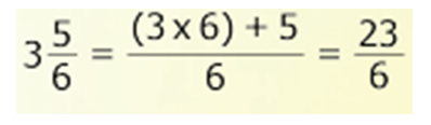 Kunci jawaban soal matematika mengubah pecahan campuran ke pecahan biasa.