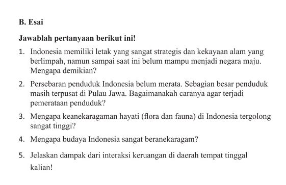 Mengapa Keanekaragaman Hayati Di Indonesia Tergolong Tinggi Materi Ips Kelas 7 Smp Halaman 82 Ringtimes Banyuwangi
