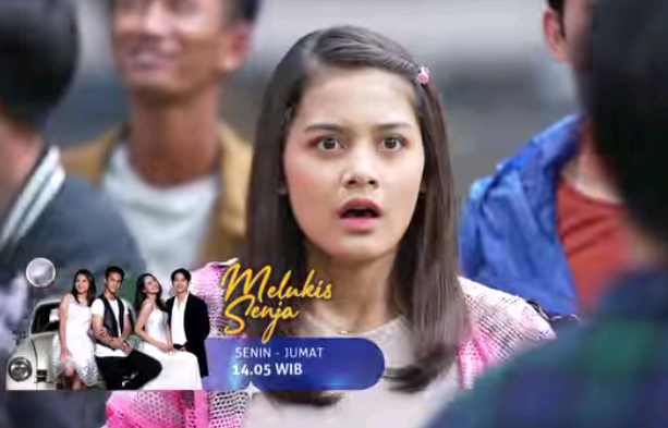 Senja melihat Rangga, Melukis Senja SCTV 