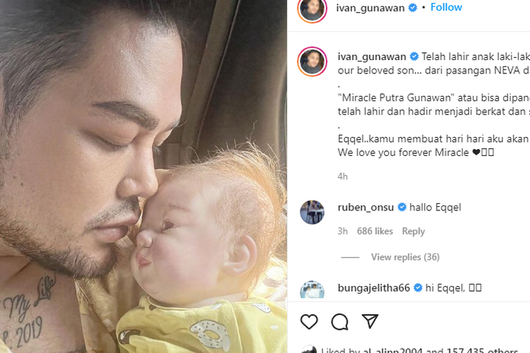 KEJUTAN Kelahiran Anak Pertama Ivan Gunawan Lengkap dengan Nama dan