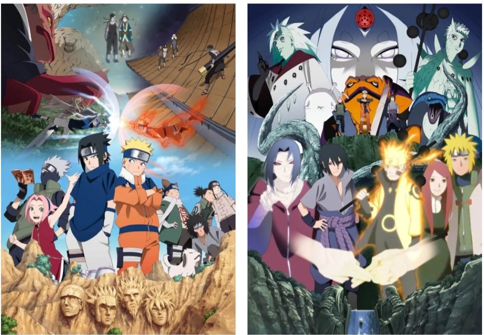 Visual yang baru digambar untuk ulang tahun ke-20 anime Naruto