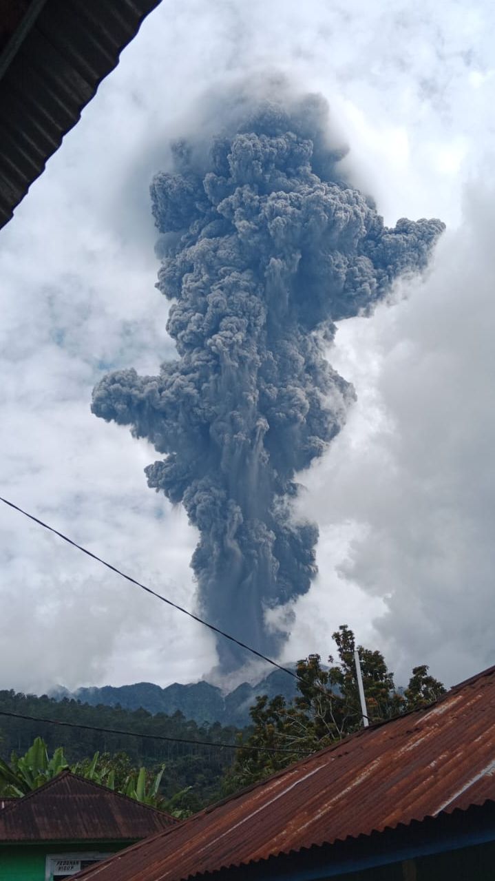 Erupsi Gunung Marapi di Sumbar, Minggu 3 Desember 2023