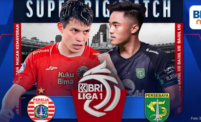 Pesija Jakarta vs Persebaya Surabaya Liga 1 2023/2024 hari ini: jadwal jam tayang, prediksi susunan pemain, dan skor.