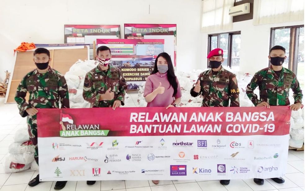 Bansos WAG dan RAB Dibantu Kopasus