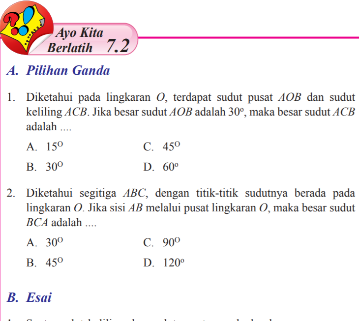 Soal Matematika Kelas 8 Semester 2 Dan Kunci Jawaban - Satu Trik