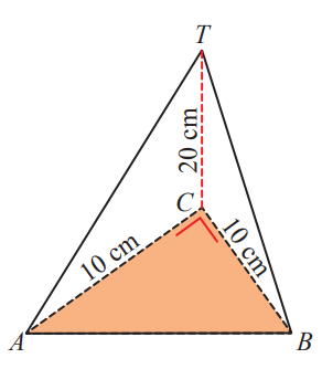 Kunci Jawaban Matematika Kelas 8 Halaman 152 153 154 Ayo Kita Berlatih 8.3 No 1-8 Luas Permukaan Limas   