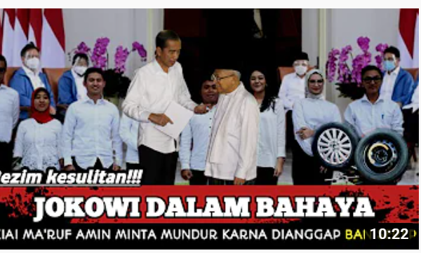 Video yang Mengatakan Wapres Ma'ruf Amin Minta Mundur dari Jabatannya dan Bahayakan Presiden Jokowi