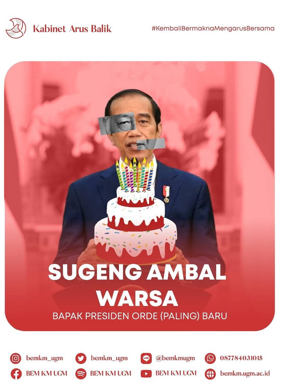 Unggahan Selamat Ultah untuk Jokowi