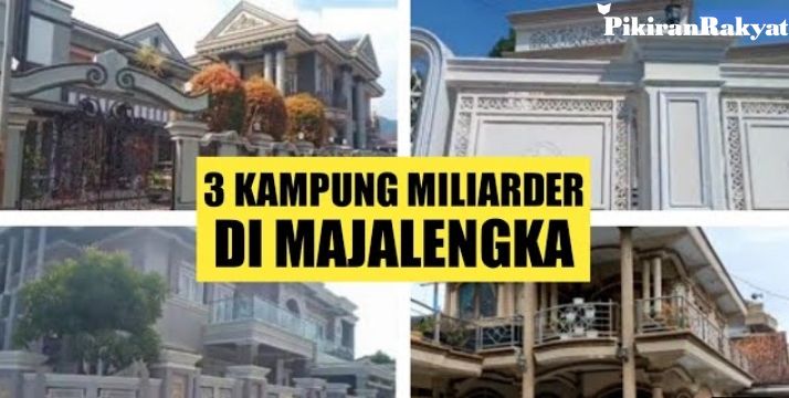 Ilustrasi tiga kampung milyader di Majalengka