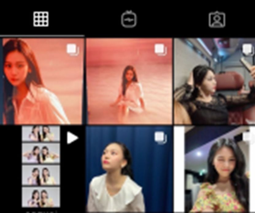 Instagram Umji GDFRIEND sebelumnya masih terdapat foto dirinya dalam klip Museum HYPE