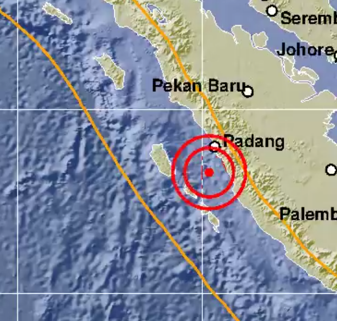 UPDATE BMKG : Perairan Sumatra Dilanda Gempa Bumi, Skala Dirasakan