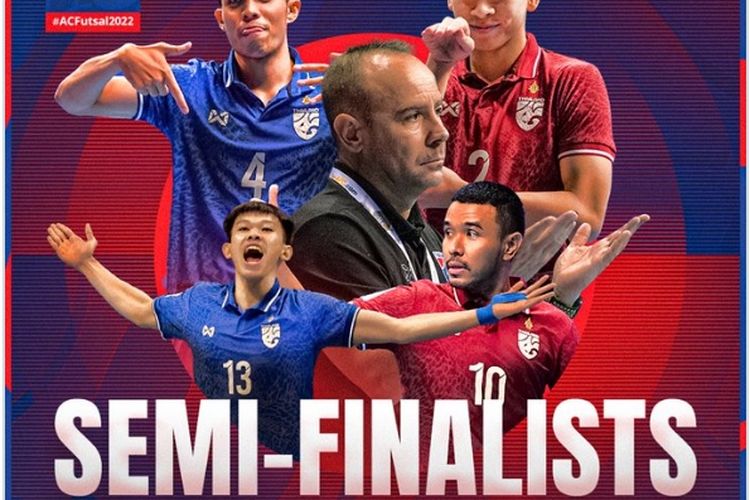 Hasil Semifinal Iran vs Thailand dalam AFC Futsal 2022, Negeri Gajah