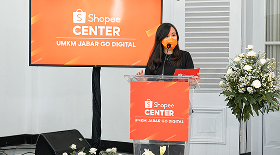 Sambutan dari Christin Djuarto, Direktur Eksekutif Shopee Indonesia
