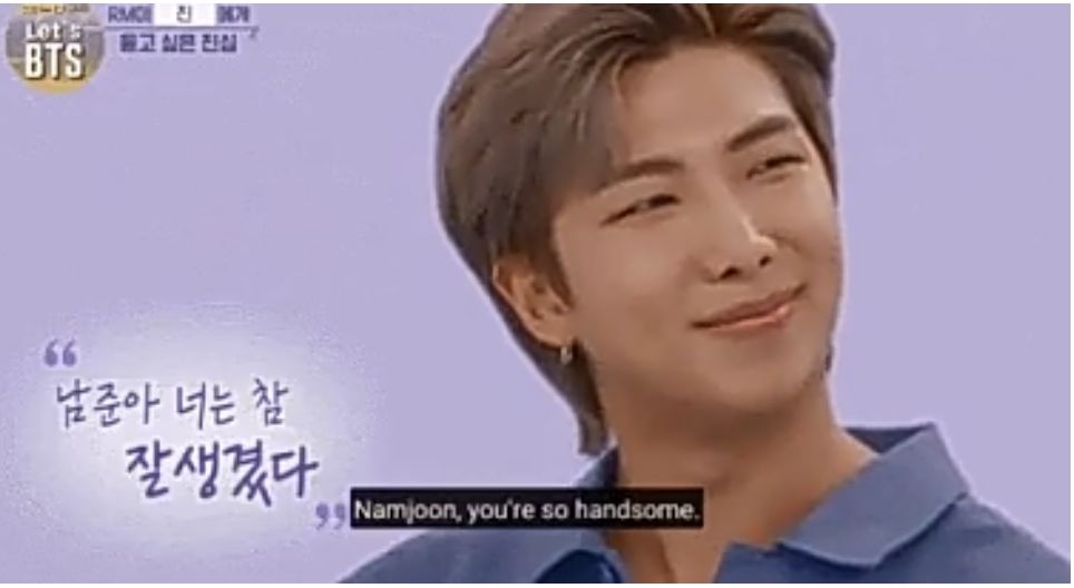 Kamu sangat tampan Namjoon (Jin)