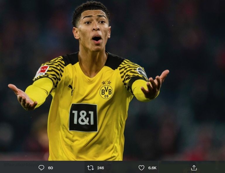 Gelandang Borussia Dortmund, Jude Bellingham, mengecam pemilihan wasit Felix Zwayer yang pernah terlibat skandal pengaturan skor untuk laga Der Klassiker pada Sabtu malam.