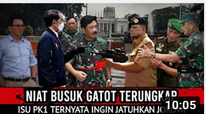 Thumbnail video yang mengatakan bahwa Gatot Nurmantyo sengaja angkat isu PKI untuk jatuhkan Jokowi