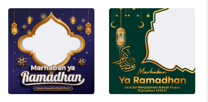 TWIBBON RAMADHAN 2023, Sambut Ramadhan 1444 Hijriyah dengan Bingkai Foto Paling Keren dan Elegan