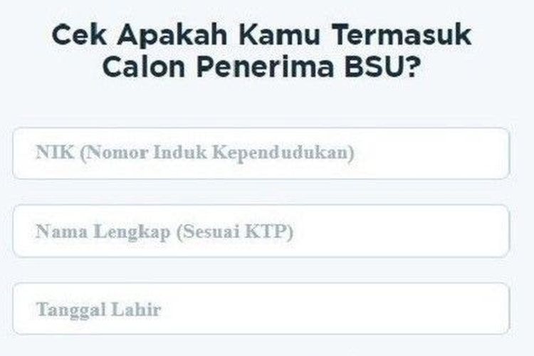 Login Bsu Bpjsketenagakerjaan Go Id Dan Kemnaker Go Id Untuk Cek Status Penerima Bsu Rp