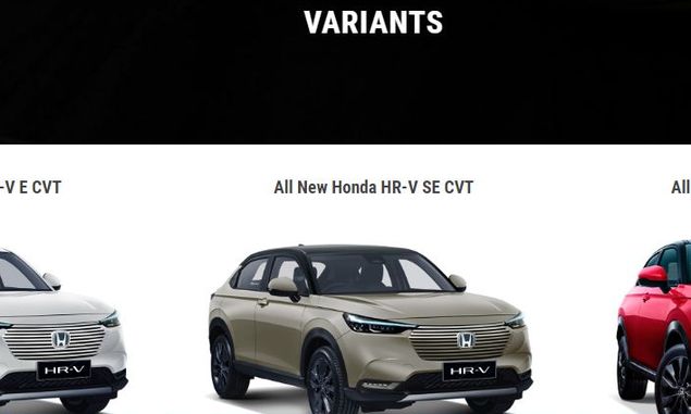 Resmi, Honda Luncurkan Mobil Honda All New HR-V 2022, ini Daftar Harga dan Tipenya