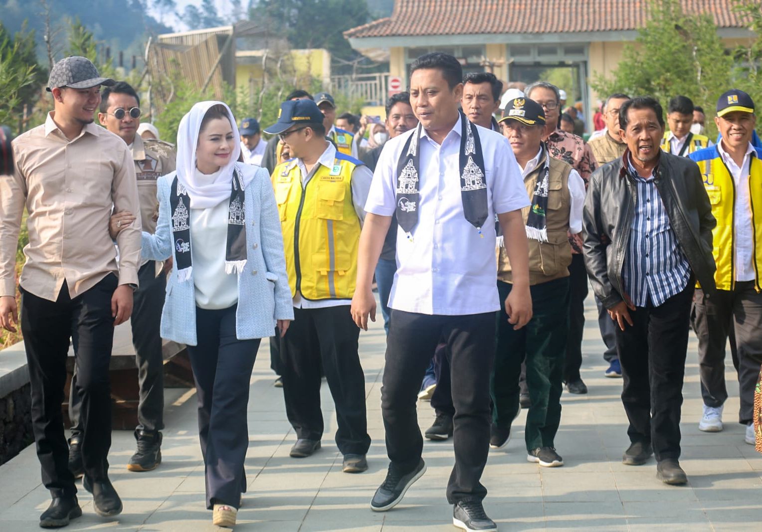 Komisi V DPR RI Tinjau Pembangunan Insfrastruktur di Kawasan Wisata Dieng Banjarnegara