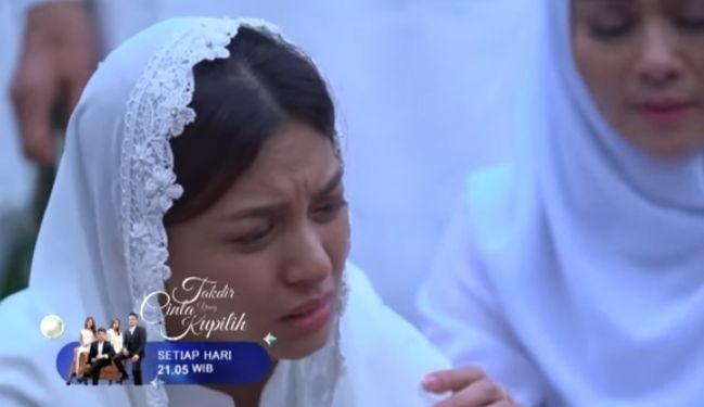 LIVE STREAMING Takdir Cinta yang Kupilih 26 Maret 2023: penuh haru, Novia pamit pulang saat akan meninggalkan kuburan Kanaya