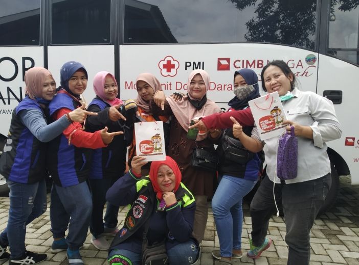 Komunitas Driver Online Banyumas termasuk KDI dan MGGP berpartisipasi dalam kegiatan sosial Donor Darah Massal oleh PMI Banyumas dan RMG Purwokerto