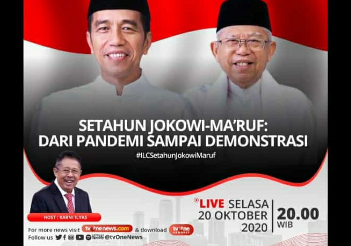 ilc setahun jokowi ma ruf dari pandemi sampai demonstrasi cek link live streamingnya di sini lamongan today ilc setahun jokowi ma ruf dari