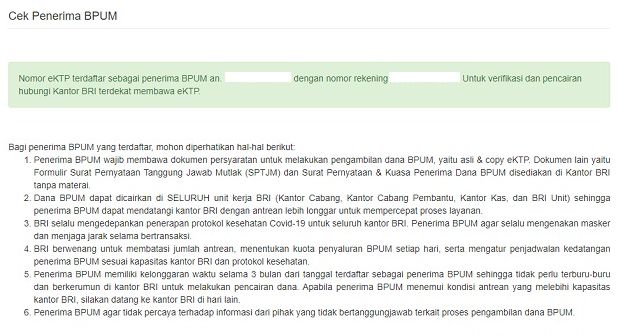 Bantuan BPUM 2022 kapan cair, daftar nama penerima BLT UMKM 2022, serta cek penerima BPUM BNI di banpresbpum.id dan BRI eform.bri.co.id.