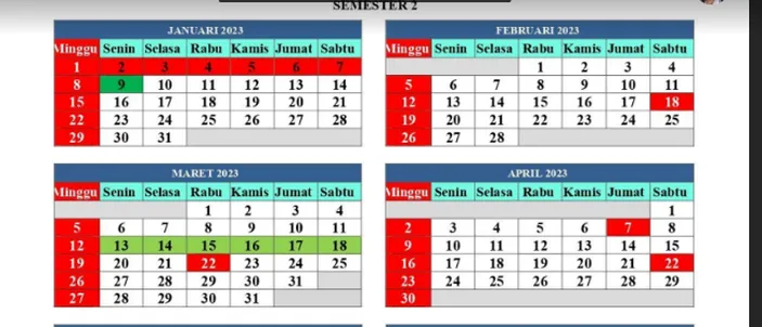 Download Kalender Pendidikan 2022 2023 Jawa Barat, Klik Link Dan PDF Di ...