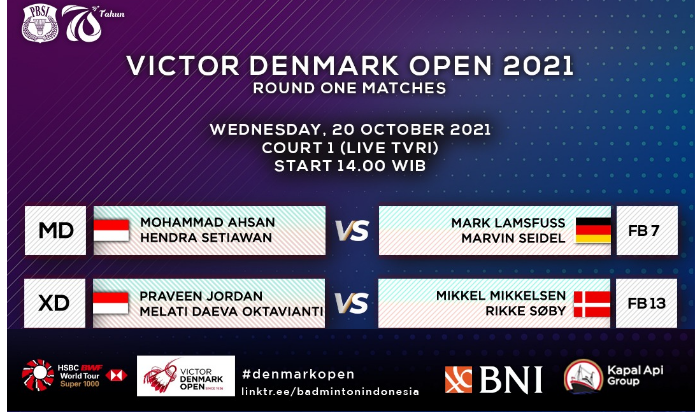 Live victor 2021 denmark open Denmark Open