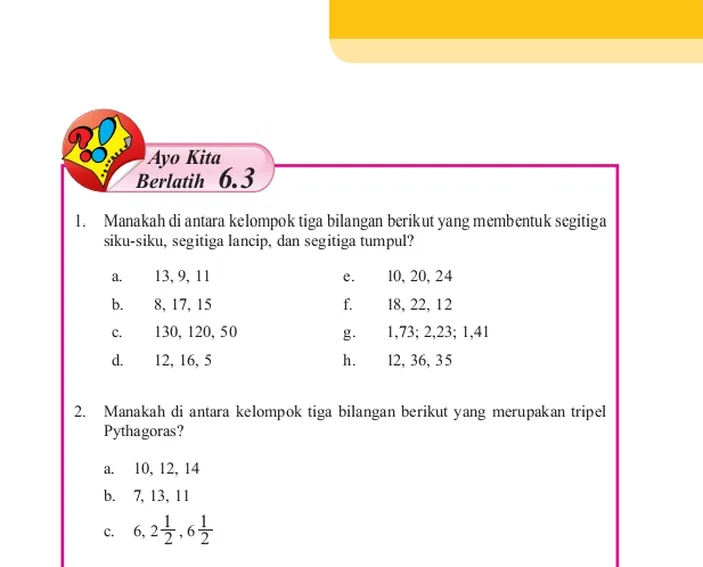 Kunci Jawaban Matematika Kelas 8 Halaman 31 32 Semester 2 Ayo Kita ...