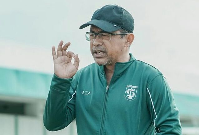 Pelatih Persebaya Surabaya Aji Santoso 