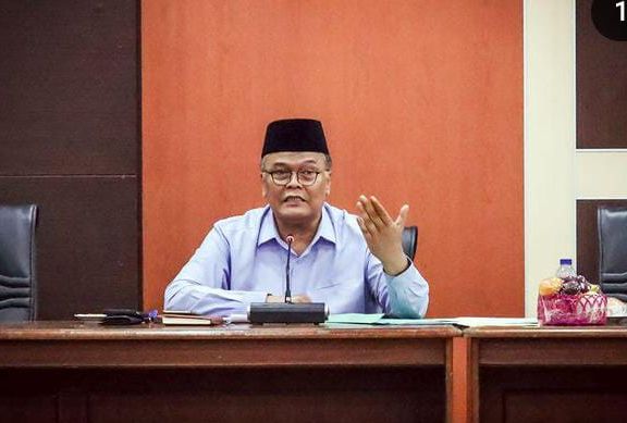 Wakil Ketua DPRD Banten M Nawa Said Dimyati yang menyampaikan pendapatnya soal Calon Pj Gubernur Banten.