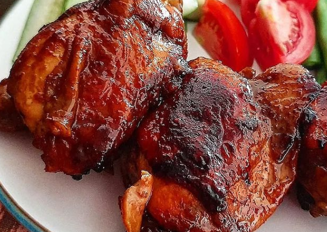 Resep ayam bakar kecap enak dan gurih untuk isian nasi box ekonomis