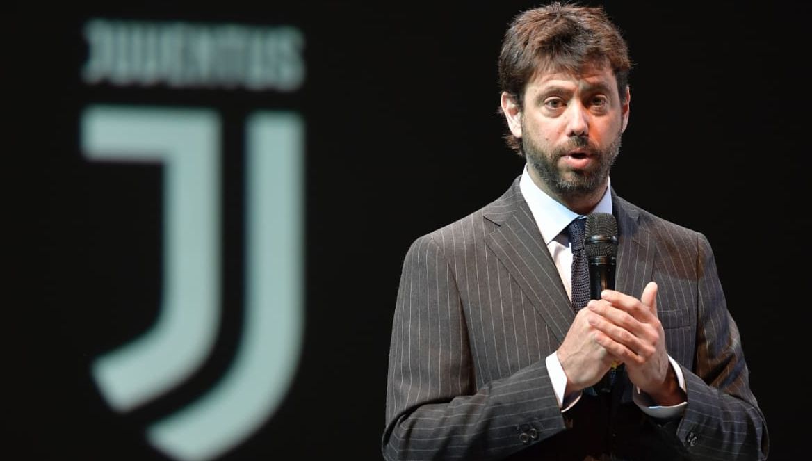 Andrea Agnelli, Presiden Juventus, mengumumkan jajaran baru manajemen klub.