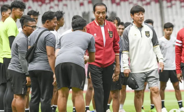 Presiden Jokowi temui pemain timnas U20