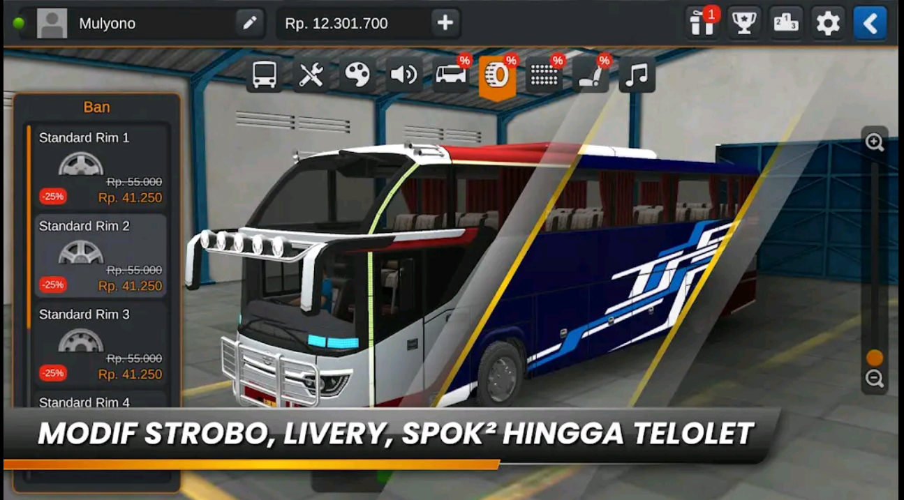 Game Bus Simulator Indonesia, game online menjadi driver bus yang keren