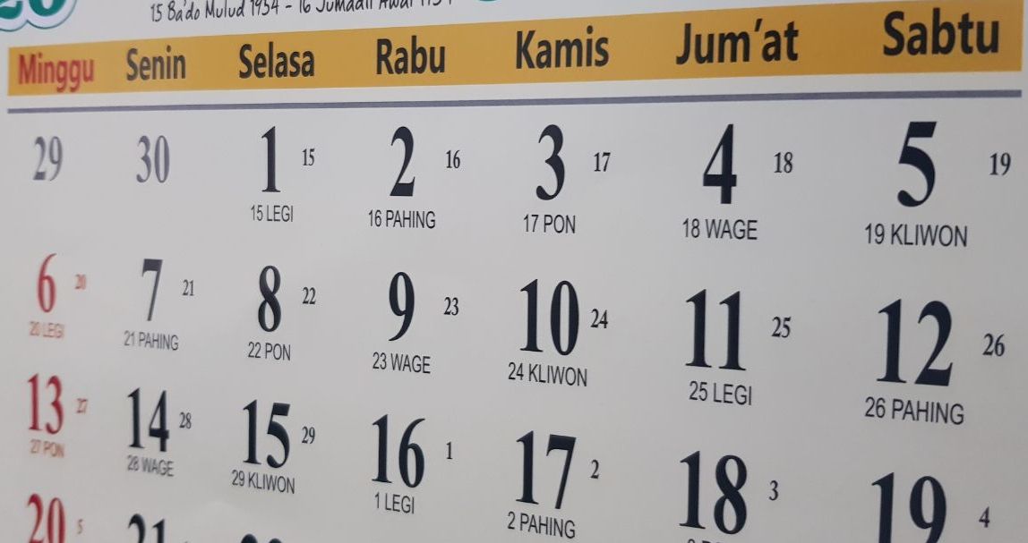 Update Ini Daftar Libur Dan Cuti Bersama Desember 2020 Setelah Dikurangi 3 Hari Kabar Joglo Semar