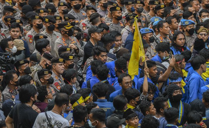 Buruh dan Mahasiswa Demo Tolak Kenaikan BBM, Polda Metro Jaya: Kami Mengapresiasi karena…
