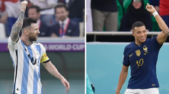 Argentina Vs Prancis Final Piala Dunia 2022, Lionel Messi Dan Kylian ...