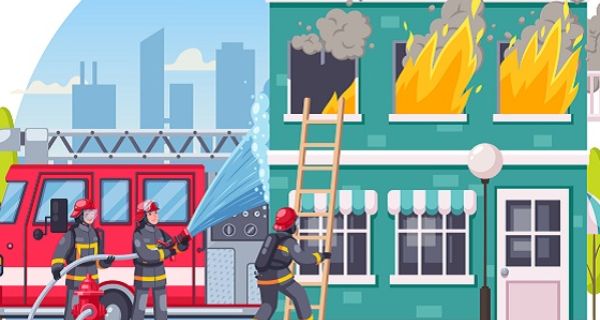 Ilustrasi Kebakaran; Kebakaran yang Terjadi di Ruang Baintelkam Mabes Polri Dipastikan Tidak Menimbulkan Dampak