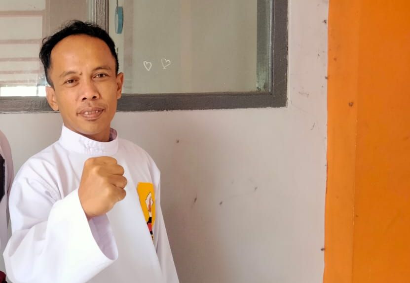 Ketua Kelatnas Perisai Diri Cabang Kota Tasikmalaya Gun Gun Anantaguna.*/Dok. Kabar-Priangan.com/Arief Farihan Kamil 