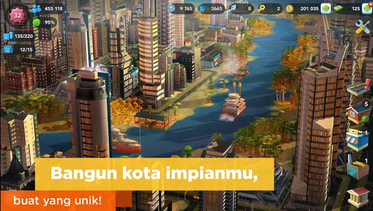 SimCity, game penghasil uang ke saldo DANA